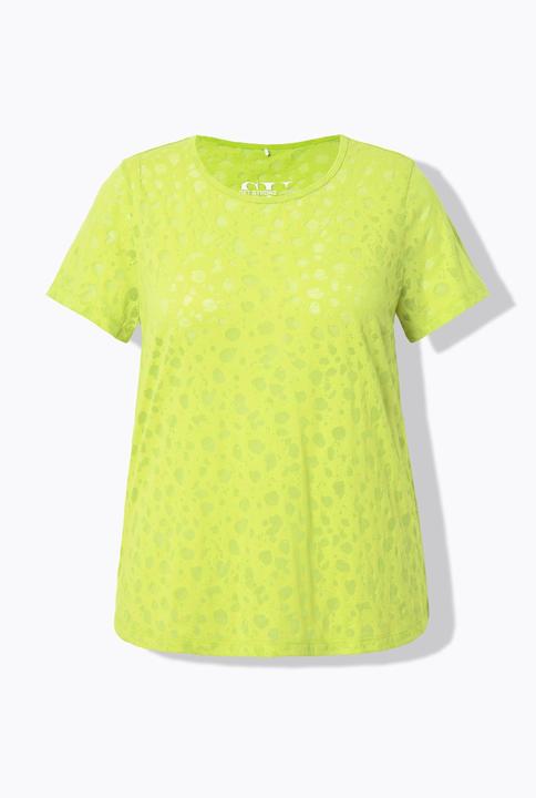 Actual product image Studio Untold Splatter Print Burnout Athletic Tee (60)