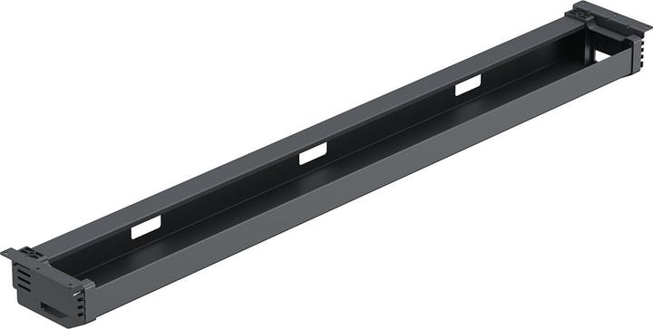 Hettich Kabelwanne 1200 1264x92-128x152 mm schwarz (Duct, 15.20 cm)