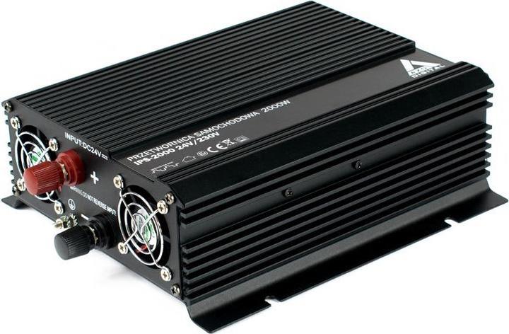 Digital AZO 24 VDC / 230 VAC car inverter IPS-2000 2000W