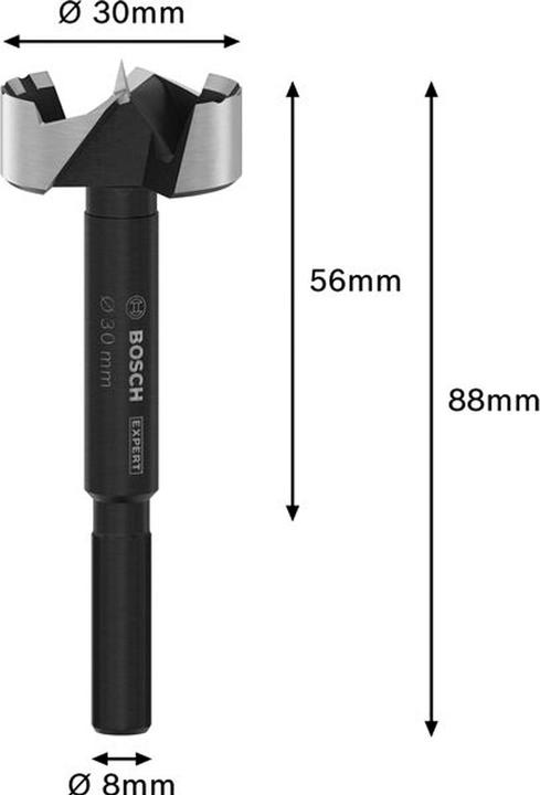 Produktbild Fortis Forstnerbohrer EXPERT Wood 30 mm 30x90m 2608901834 (30 mm)