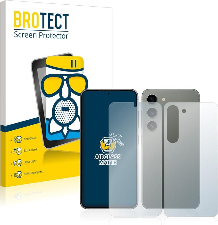 Actual product image BROTECT AirGlass Glass Matte (1 pcs., Samsung Galaxy S23)