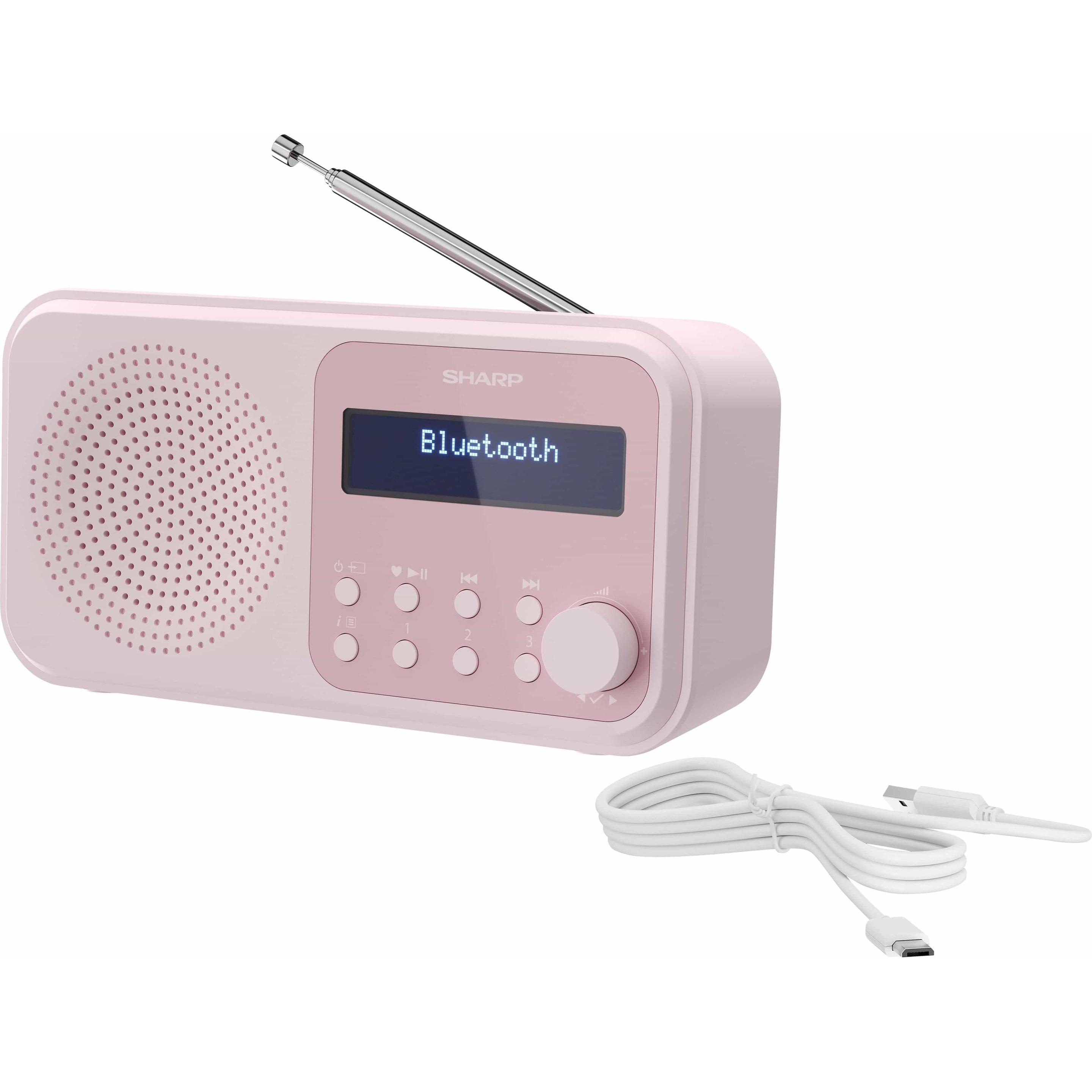 Sharp DR-P420 (DAB, FM, Bluetooth), Radio, Rosa
