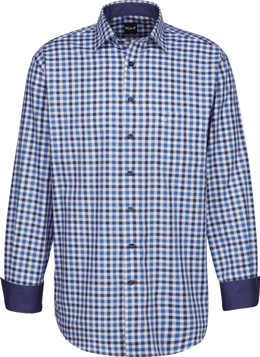 Produktbild Kauf Bari Kent Langarm regular fit mit Kontrast (XL)