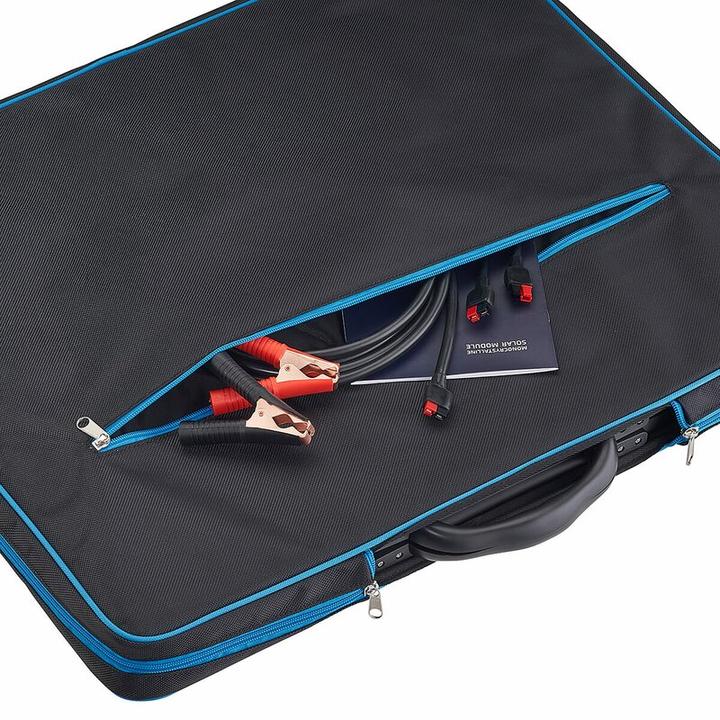 Actual product image Ective SunBoard 100W Solar Case 12V Solar Bag Foldable Solar Panel Solar Panel (100 W, 5.55 kg)