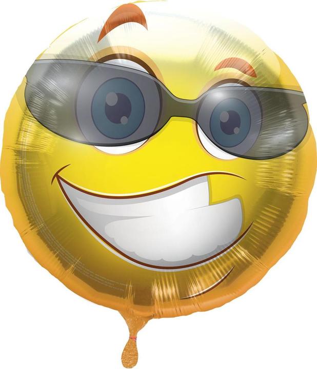 Folat Party ballon Emoticon Smile (1x)