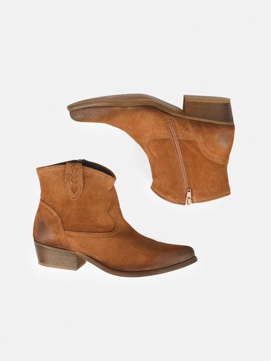 Produktbild Felmini Die Wide Cowboy-Stiefelette aus Marvin-Leder ist eine trendige und bequeme Wahl. Diese weite (37)