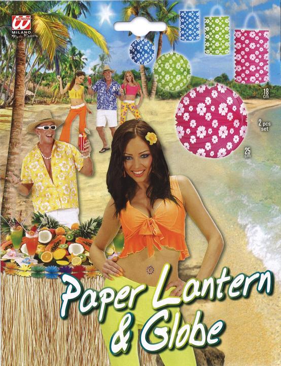 Actual product image Widmann Lampion lantern set (2 pcs.)