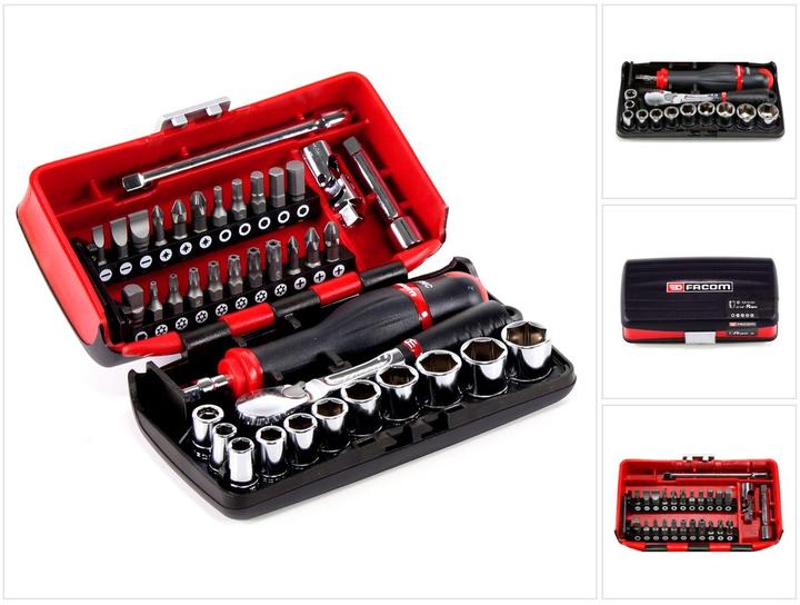 Produktbild Facom Ratschengriffkasten 1/4, wartungsfrei