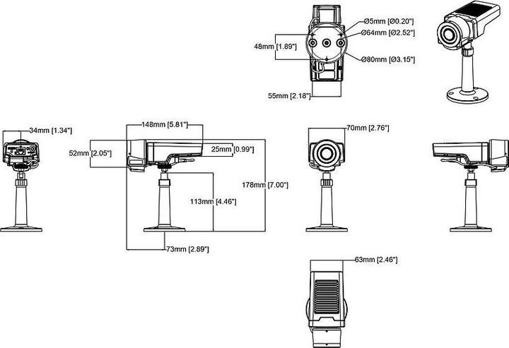Produktbild Axis Netzwerkkamera M1135 Mk II i-CS (1920 x 1080 Pixels)