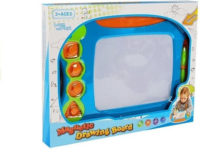 Lean Toys Magnetic drawing board with geometric stamps