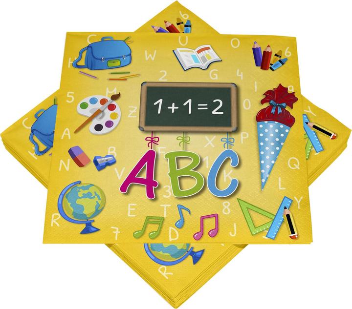 Actual product image Heku Napkins first day of school (20 x, 33 x 33 cm)