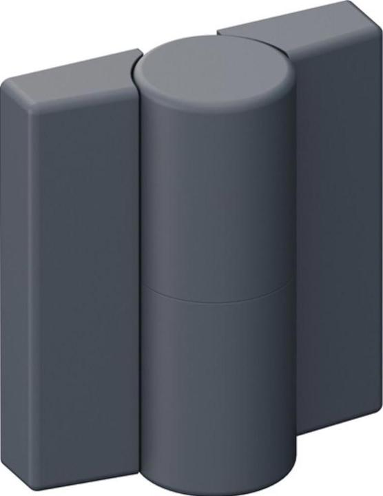 Produktbild Hewi Scharnier DIN links Höhe 52 mm Breite 47 mm Polyamid mit Metalleinleger anthrazitgrau, matt