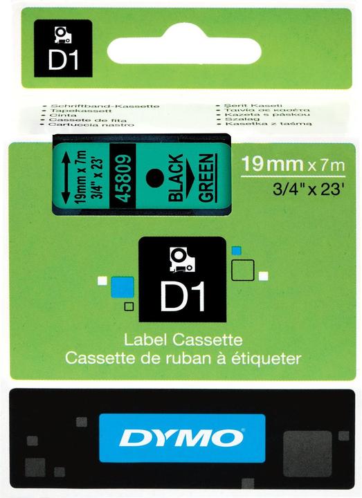 Productafbeelding Dymo S0720890 Standaard tape (1.90 cm, Groen)