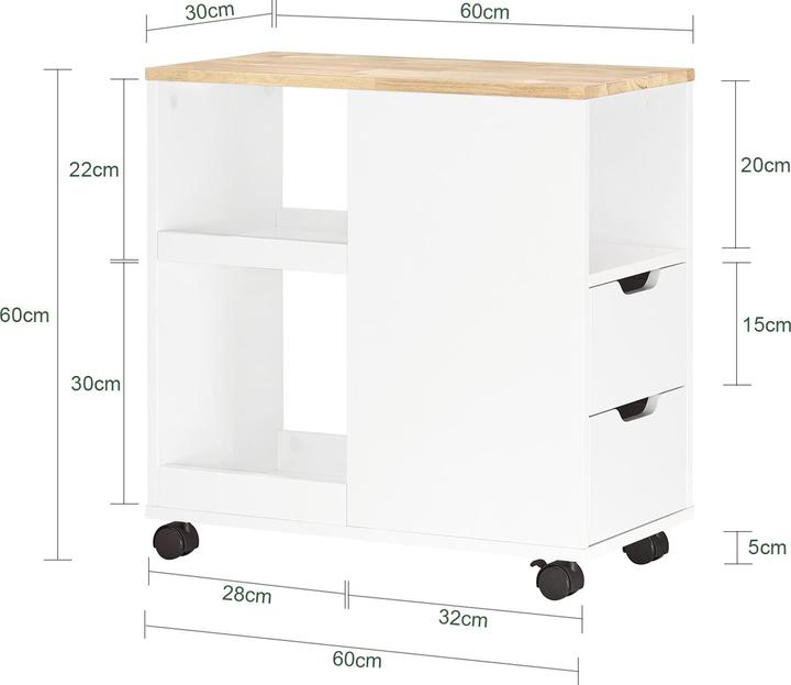 Image du produit SoBuy Gabriel (30 x 60 x 60 cm)