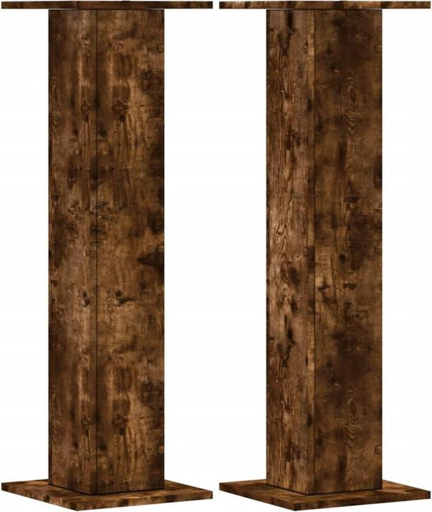 Image du produit vidaXL Pied d'enceinte 2pcs 30 x 30 x 95cm (1 paire, Support, Non mobile)