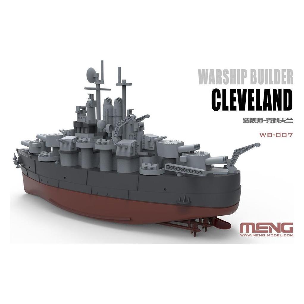 Meng-Model Warship Builder Cleveland (WB-007)