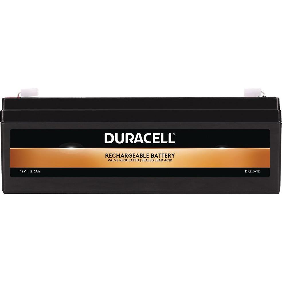 Duracell Batteria di sicurezza VRLA da 12V 2,3Ah (1 pz., Specifico del dispositivo, 2300 mAh), Batterie + pile