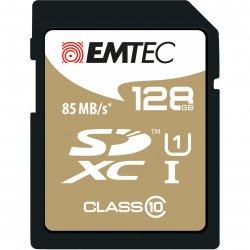 Image du produit Emtec SDXC 128GB Class10 Gold + (128 Go, SDXC, U1, UHS-I)