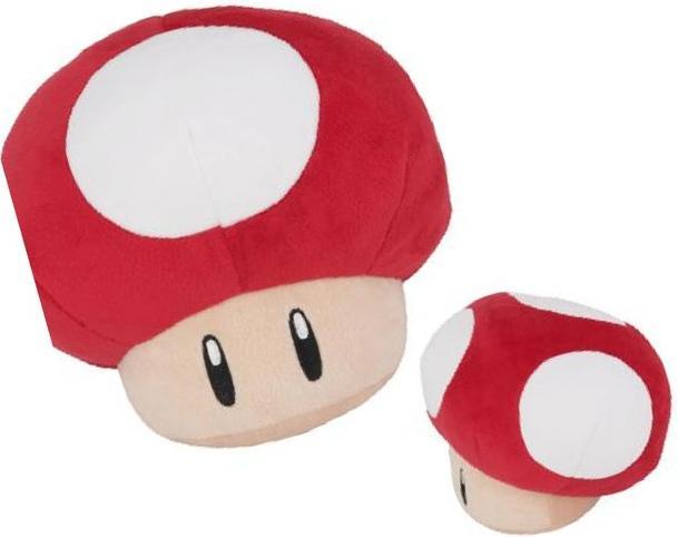 Actual product image Nintendo SUPER MARIO - Super Mushroom - Peluche 16cm (16 cm)