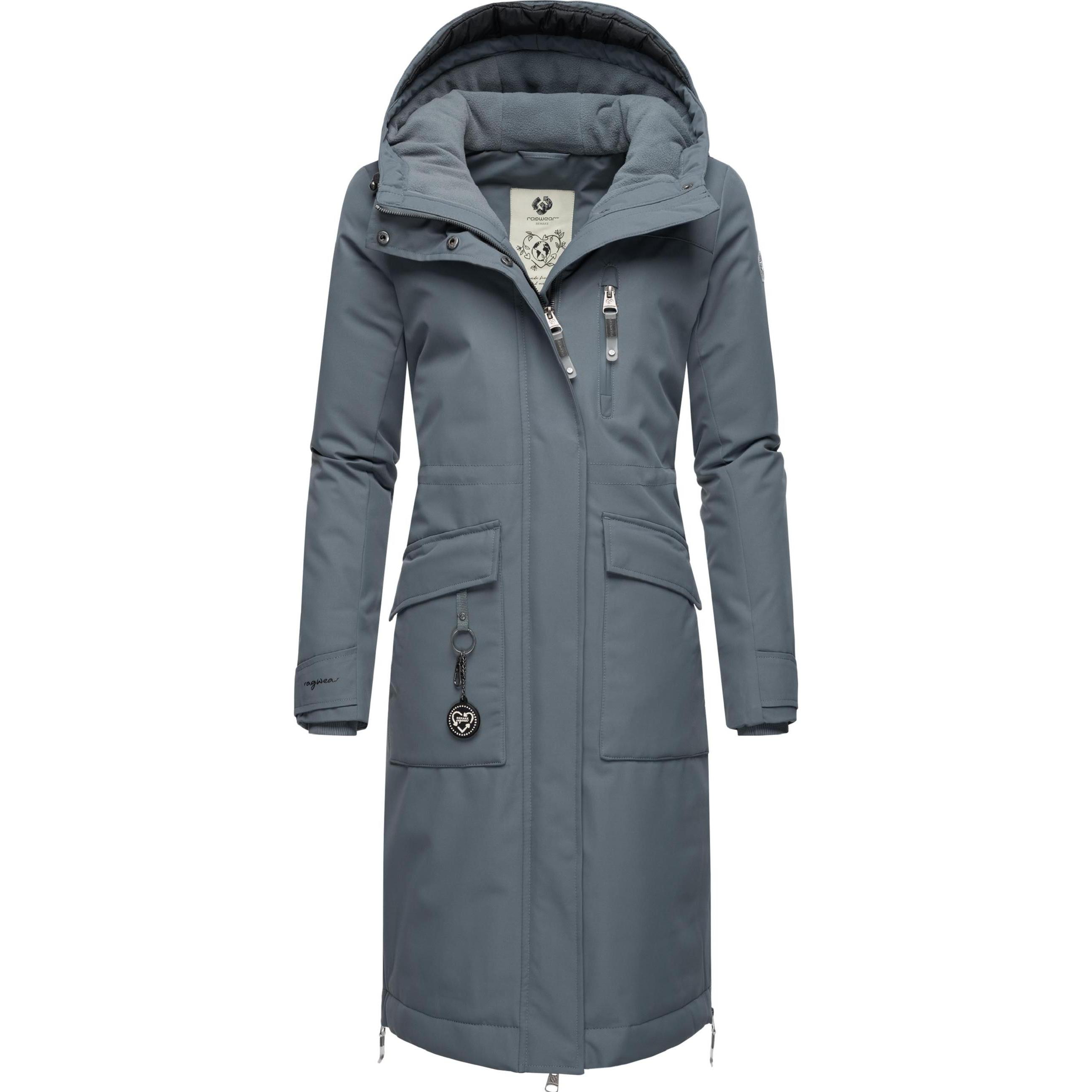 Ragwear, Damen, Jacke, Refutura Remake (4XL), Grau, 4XL