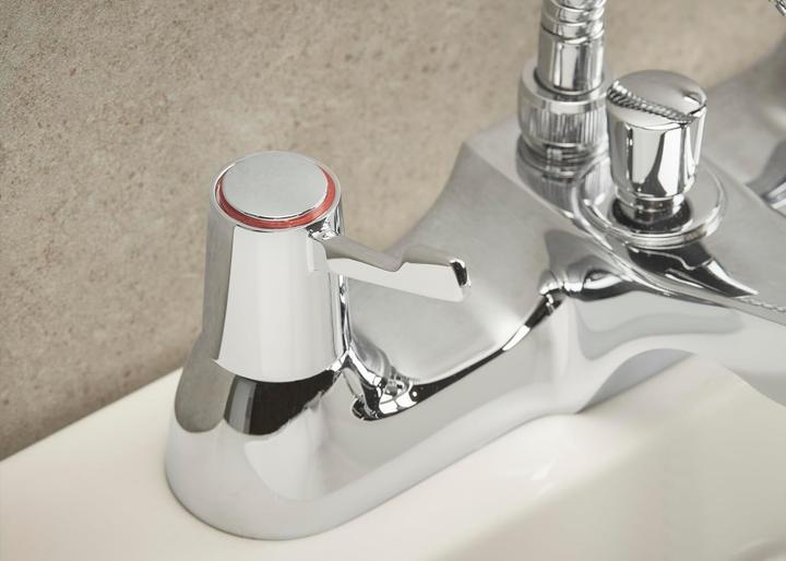 Actual product image Bristan Valve Basin Mixer Tap with Ceramic Cartridges and Metal Fixings