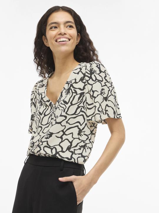 Immagine prodotto Vila VIGRACE V-Ausschnitt Kurzarmhemd (42)