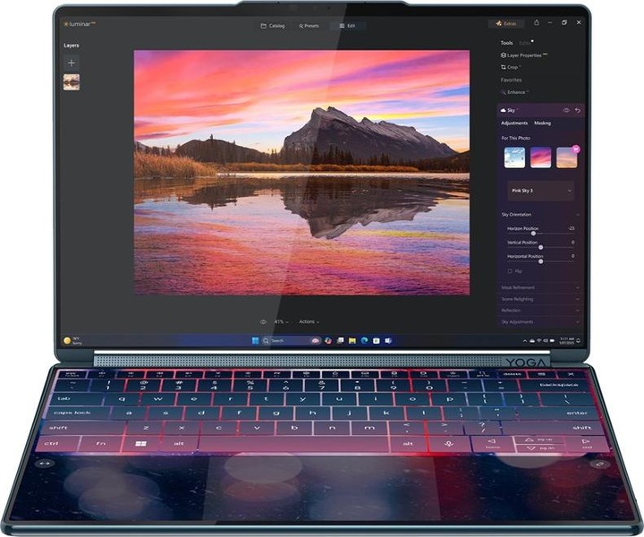 Actual product image Lenovo Yoga Book 9 14IAH10 (11.34", Intel Core Ultra 7 255H, 32 GB, 1000 GB)