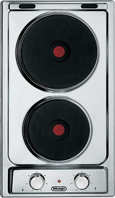 Produktbild De'Longhi DeLonghi I 23-2 ER Edelstahl-Einbaukochfeld 30 cm Versiegelte Platte 2 Herd(