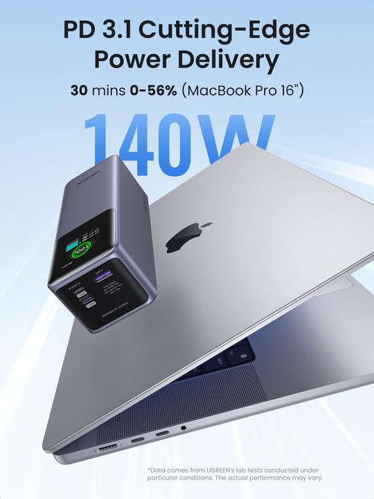 Actual product image Ugreen Nexode (25000 mAh, 200 W, 90 Wh)
