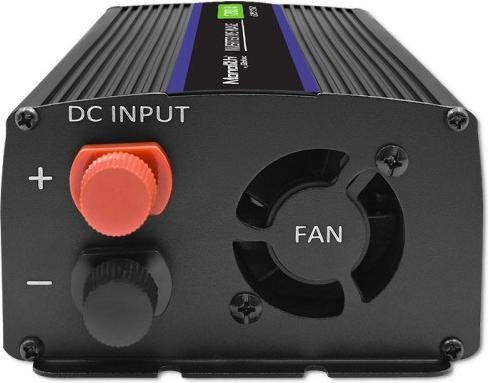 Actual product image Qoltec 51925 Monolith voltage converter 1200 MS Wave |12V to 230V | 600/1200W | USB