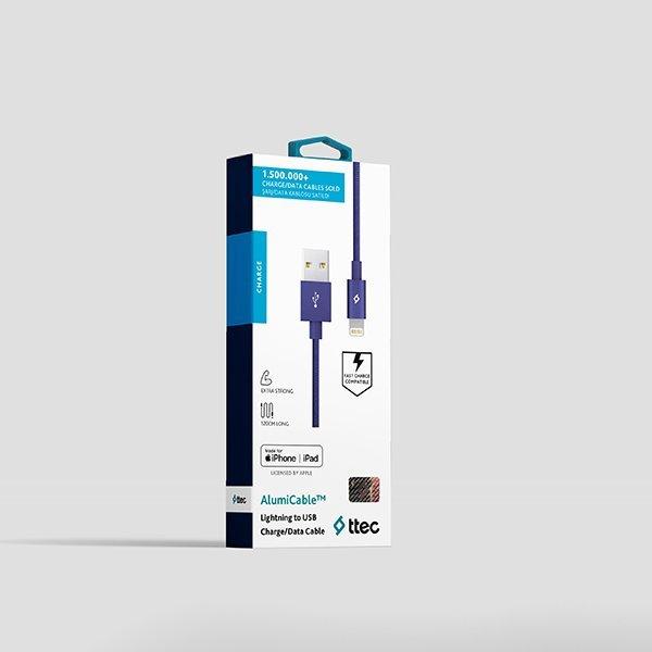 Thumbnail - Ttec AlumiCable (1.20 m), USB Kabel