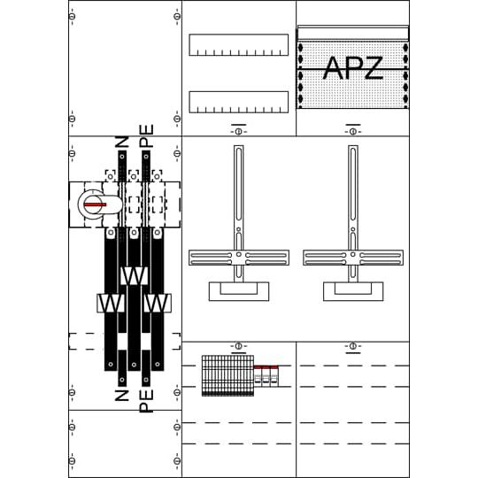 ABB, Verteilerschrank Zubehör, KA4256Z