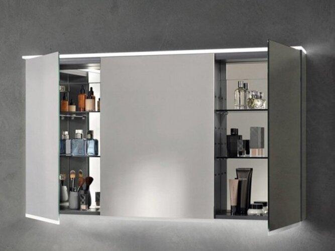 Produktbild Geberit Option Plus spiegelkast led verlichting 3deuren 90x70x15cm