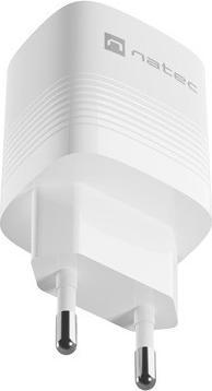 Image du produit Genesis NATEC ŁADOWARKA RIBERA GAN 1X USB-A + 1X USB-C 30W BIAŁA NUC-2140 (30 W, 2 ports)