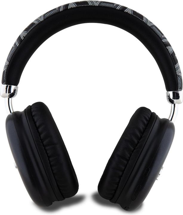 Actual product image Guess słuchawki nauszne Bluetooth GUBHK1GCTCSK czarny/black Gcube Metallic Script Logo (8 h, Wireless)