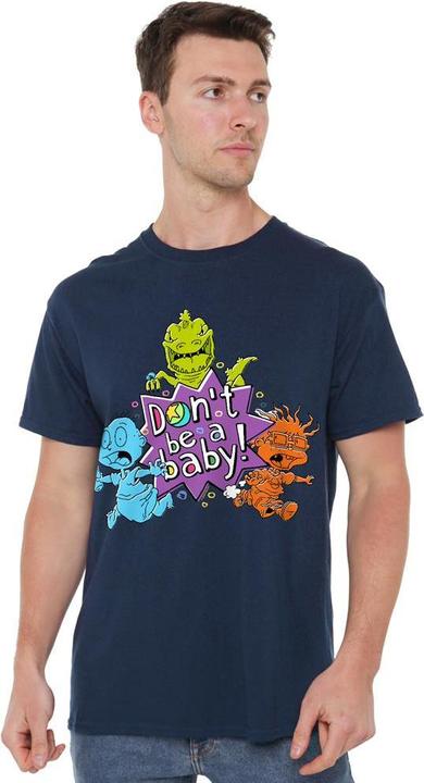 Actual product image Rugrats Mens Babies Run For The Hills T-Shirt (M)
