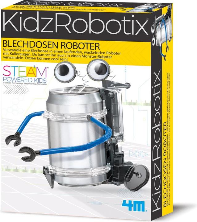 Actual product image 4M KidzRobotix tin cans robot