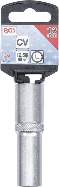 Actual product image BGS Socket, 12-point, deep 12.5 mm (1/2") Drive 13 mm (13 mm)