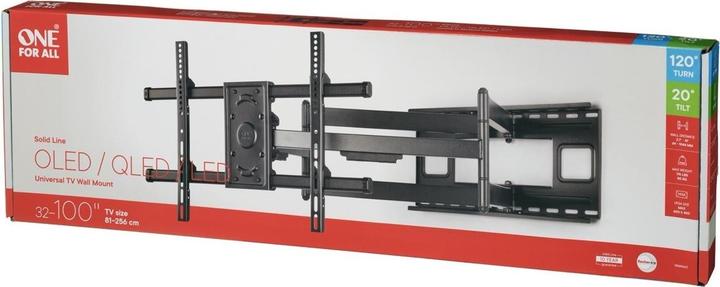 Produktbild One for All Solid Turn 120 XL (Wand, 100", 80 kg)