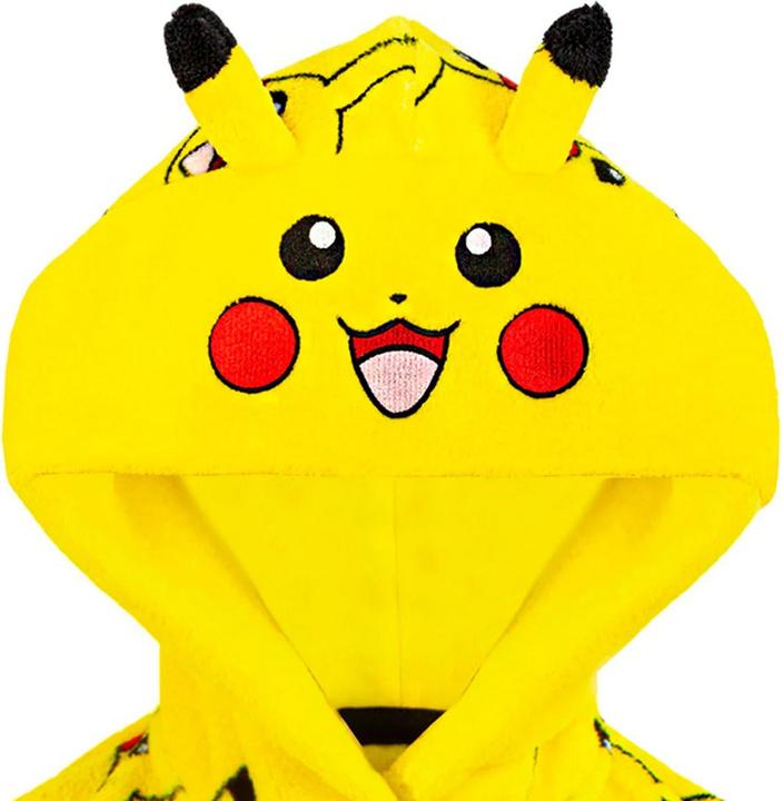 Actual product image Pokémon Children/Kids Pikachu Front Pocket Robe (110)