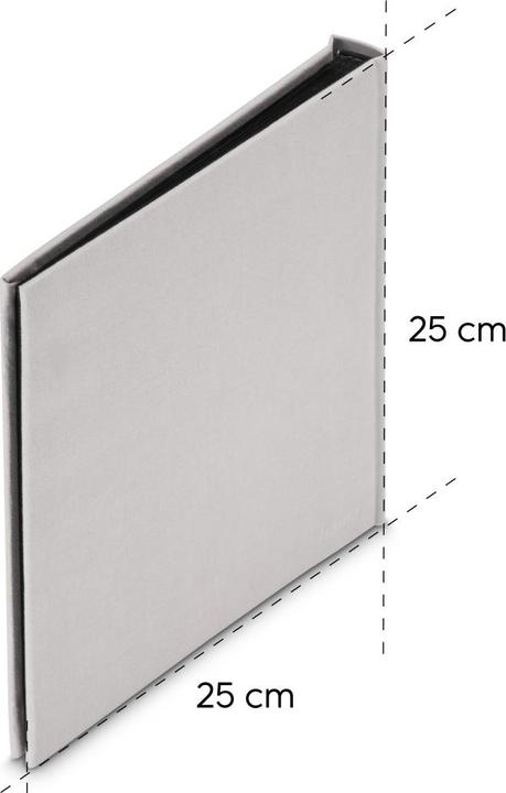 Productafbeelding Hama Jumbo album "Memories", 30x30 cm, 50 zwarte pagina's, grijs (30 x 30 cm)