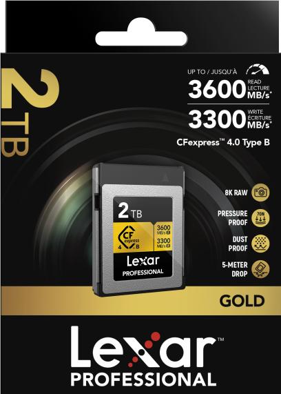 Immagine prodotto Lexar Professional Gold 4.0 (2000 GB, CFexpress tipo B)