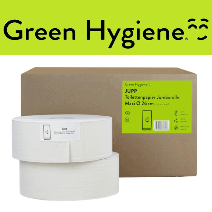 Produktbild Green Hygiene JUPP Jumborollen-Toilettenpapier, 2-lagig 380m