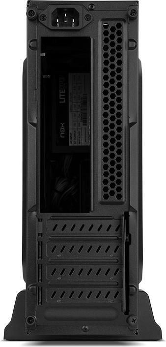 Image du produit Nox Lite070 - PC - noir - ITX - micro ATX - ABS - SPCC - acier - 7,5 cm - 25,6 cm (mATX, ITX)