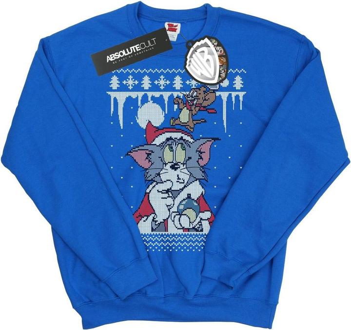 Produktbild Tom & Jerry Christmas Fair Isle Sweatshirt Jungen (152, 158)