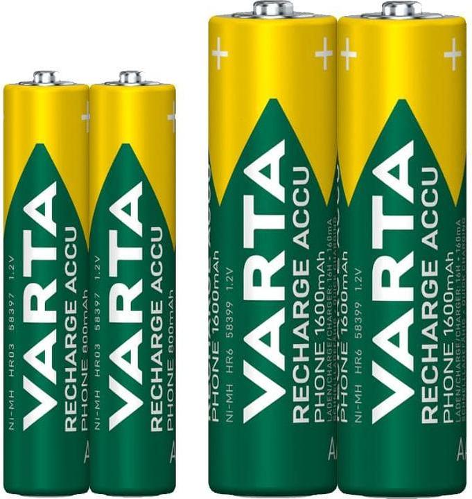 Produktbild Varta Recharge Accu Phone (2 Stk., AAA, 800 mAh)