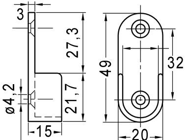 Actual product image OK-Line Cabinet tube bearing