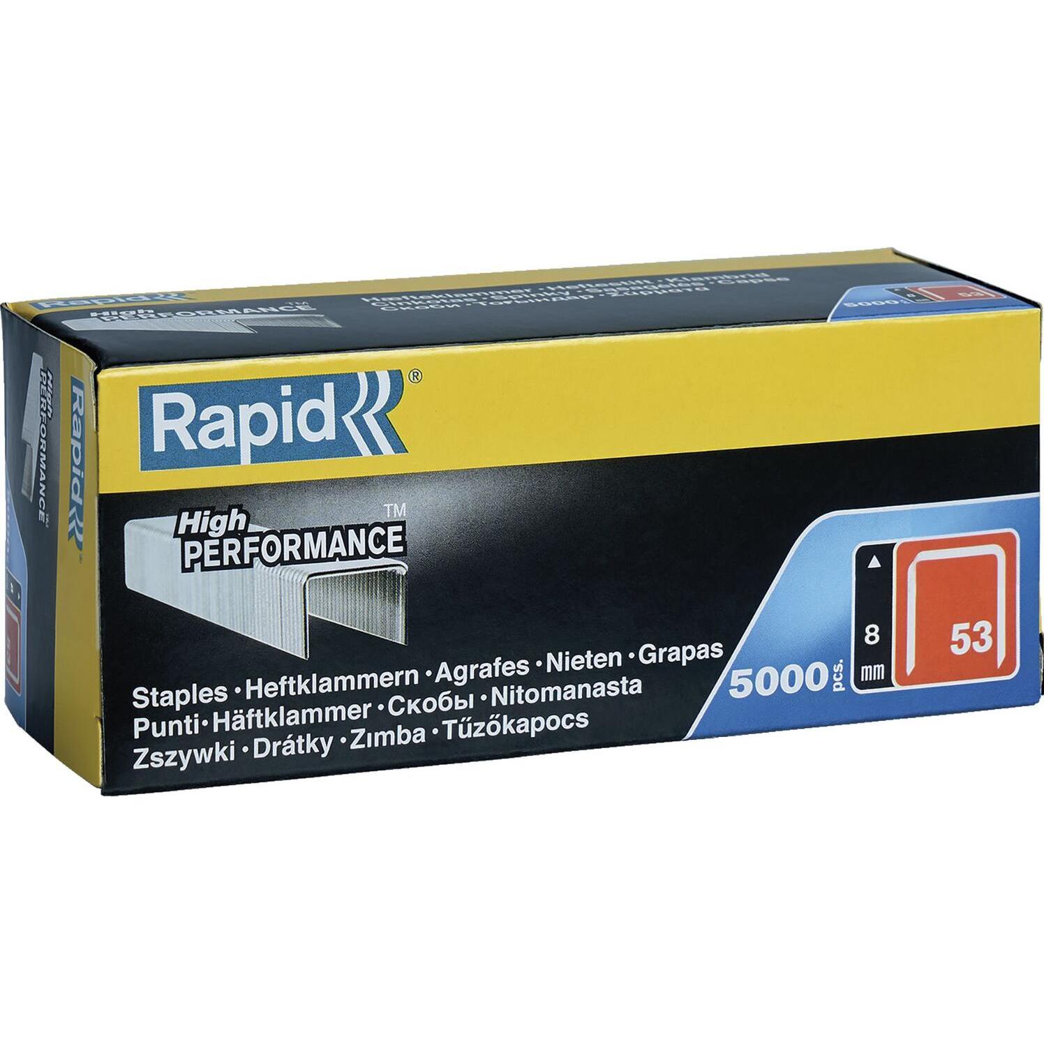 Rapid, Büroklammer, Typ 53 Feindrahtklammer 8 mm (5000 x)