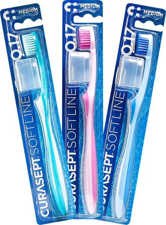 Actual product image Curasept Soft Toothbrush - Medium 017 (Soft)