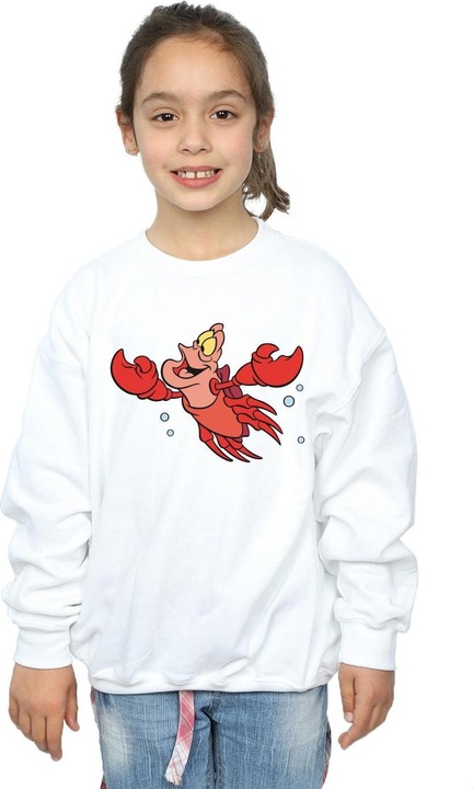 Immagine prodotto Disney The Little Mermaid Sebastian Bubbles Felpa Ragazze (116)